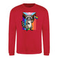 Raccoon Pride Flag Parade Pride Month Unisex Sweatshirt