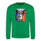 Raccoon Pride Flag Parade Pride Month Unisex Sweatshirt