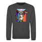 Raccoon Pride Flag Parade Pride Month Unisex Sweatshirt