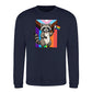 Raccoon Pride Flag Parade Pride Month Unisex Sweatshirt