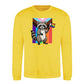 Raccoon Pride Flag Parade Pride Month Unisex Sweatshirt