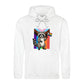 Raccoon Progress Flag Wave Pride Month Unisex Hoodie
