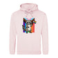 Raccoon Progress Flag Wave Pride Month Unisex Hoodie