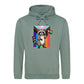 Raccoon Progress Flag Wave Pride Month Unisex Hoodie