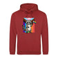 Raccoon Progress Flag Wave Pride Month Unisex Hoodie