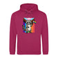 Raccoon Progress Flag Wave Pride Month Unisex Hoodie