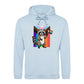 Raccoon Progress Flag Wave Pride Month Unisex Hoodie