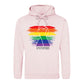 Rainbow Fist Power Solidarity Pride Month Unisex Hoodie