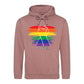 Rainbow Fist Power Solidarity Pride Month Unisex Hoodie