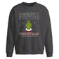 Rebellious sarcastic quote Christmas Oversized Sweatshirt