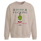 Rebellious sarcastic quote Christmas Oversized Sweatshirt