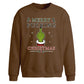 Rebellious sarcastic quote Christmas Oversized Sweatshirt