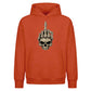 Rebellious skeleton middle finger Halloween Oversized Hoodie