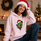 Rebellious zipped shades graphic Christmas Unisex Hoodie
