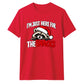 Amusing festive raccoon snacks Christmas Unisex T-Shirt