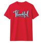 Cursive script thankful word Thanksgiving Unisex T-Shirt