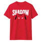 Cute Peeking Cat Shadow Typography Graphic Unisex T-Shirt