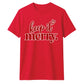 Elegant script heart typography Christmas Unisex T-Shirt