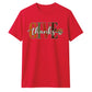 Give thanks block text script Thanksgiving Unisex T-Shirt