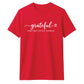 Grateful for little things text Thanksgiving Unisex T-Shirt
