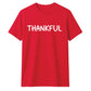 Minimalist THANKFUL block text Thanksgiving Unisex T-Shirt