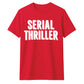 Retro 3D Block Text Serial Thriller Graphic Unisex T-Shirt