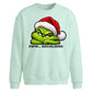 Relatable antisocial quote Christmas Oversized Sweatshirt