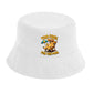 Relaxed Dog Too Cool For The Pool Summer Bucket Hat