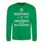 Resilience Path To Greatness Motivational Unisex Sweatshirt