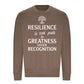 Resilience Path To Greatness Motivational Unisex Sweatshirt