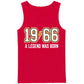 Retro 1966 Lightning Legend Graphic 60th Birthday Men Tank Top