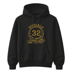 Retro Awesome Personalised Happy Birthday hoodie