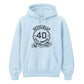 Retro Awesome Personalised Happy Birthday hoodie