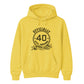 Retro Awesome Personalised Happy Birthday hoodie