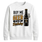 Retro Beer Party personliased Happy Birthday Sweatshirt