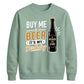 Retro Beer Party personliased Happy Birthday Sweatshirt