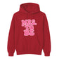Retro Bubble Font Slogan Bridal Party Bride Unisex Hoodie
