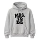 Retro Bubble Font Slogan Bridal Party Bride Unisex Hoodie