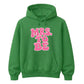 Retro Bubble Font Slogan Bridal Party Bride Unisex Hoodie