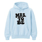 Retro Bubble Font Slogan Bridal Party Bride Unisex Hoodie