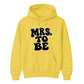 Retro Bubble Font Slogan Bridal Party Bride Unisex Hoodie