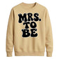 Retro Bubble Font Slogan Engagement Bride Unisex Sweatshirt