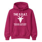 Personalise The GOAT Graphic Football Tournament Hoodies