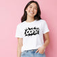 Retro Comic Explosion Oops Motif ladies fit T-Shirt