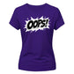 Retro Comic Explosion Oops Motif ladies fit T-Shirt