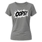 Retro Comic Explosion Oops Motif ladies fit T-Shirt