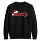 Retro groovy santa typography Christmas Unisex Sweatshirt