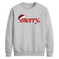 Retro groovy santa typography Christmas Unisex Sweatshirt