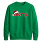 Retro groovy santa typography Christmas Unisex Sweatshirt