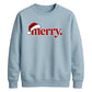 Retro groovy santa typography Christmas Unisex Sweatshirt